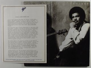 Stanley Clarke/george Duke The Clark/duke Project Epic Lp Nm Promo W/ Press Bio