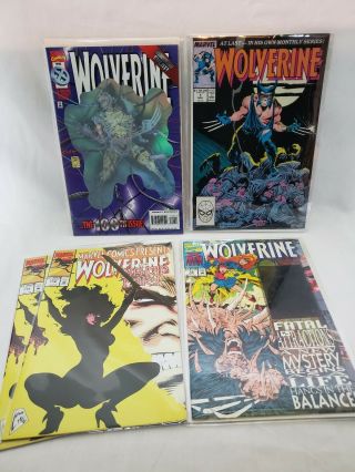 Wolverine 1 (1988) 1st As Patch Key,  100th Issue,  75 & 2 112 - 5 Total,  Marvel