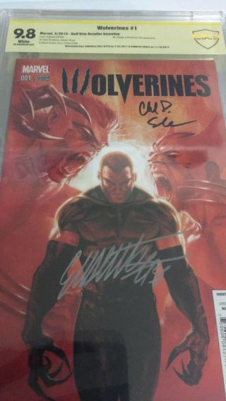 Wolverines 1 Variant (1:25) Signed By Dell 