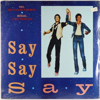 Paul Mccartney & Michael Jackson - Say Say Say 12 " - Columbia - Synth - Pop