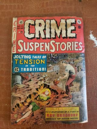 Crime Suspenstories 15 E.  C.  Comics Old Witch Appearance