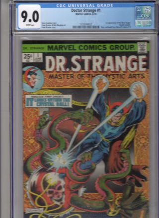 Doctor Strange 1 (jun 1974,  Marvel) - Cgc 9.  0