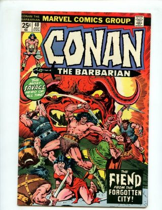 Conan The Barbarian 40 (1974) Nm - 9.  2
