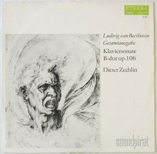 Dieter Zechlin Beethoven Piano Sonata Op.  106 Eterna Ed.  1 Stereo 826072 Nm