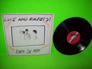 Love And Rockets Earth Sun Moon Vinyl Lp Record Album Post - Punk Goth Bauhaus