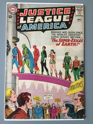 Justice League Of America 19 (gd/vg 3.  0) Dc Comics Silver Age