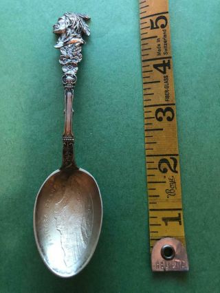 Antique Sterling Silver Spoon Fishers Peak Colorado Native American Indian 19 G