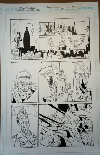 Jack Of Fables 45 Page 9 - Art By Tony Akins And Andrew Pepoy