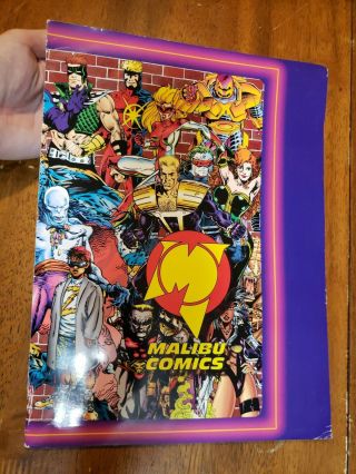 Malibu Comics Ultraverse Promo Folder Dc Comics
