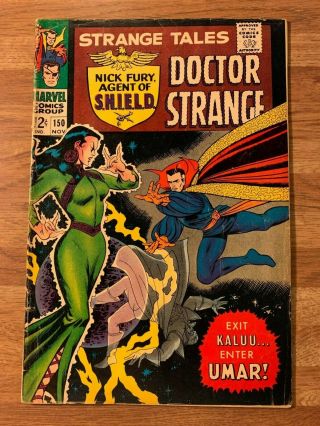 Strange Tales 150 (marvel 1966) 1st Buscema Art 1st Umar Nick Fury Lee Silver Age