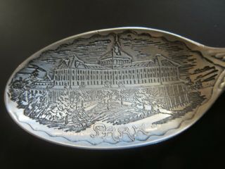 Whiting Heraldic Park (city,  Utah?) Sterling Silver Souvenir Spoon No Mono