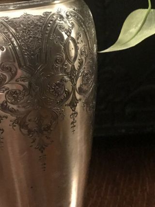 Wilcox International Silver Plate Company Vase - Paisley 2