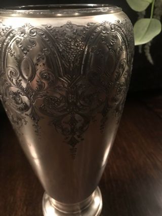 Wilcox International Silver Plate Company Vase - Paisley 6