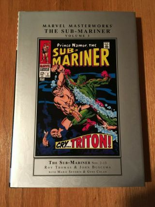 Marvel Masterworks The Sub - Mariner 3 And 4 Hardcover Hc