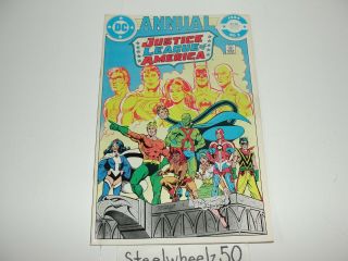 Justice League Of America Annual 2 Comic Dc 1984 1st App Vibe Gypsy Steel Vixen