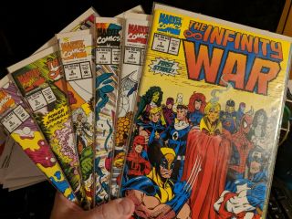 Infinity War Marvel Comics Mini - Series (1992) 1 - 6