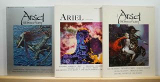Ariel - The Book Of Fantasy Vols 1 2 3 1970s Frank Frazetta Harlan Ellison Art