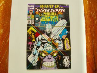 What If 49 Silver Surfer Possessed Infinity Gauntlet Marvel Thanos