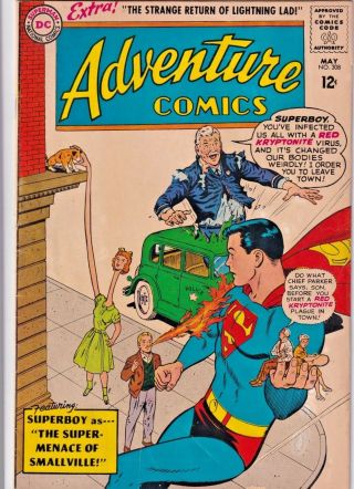 Adventure Comics 308 Fn - 1963 Dc Silver Age Comics