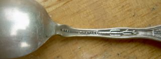 Vintage Fred Harvey San Xavier Mission Sterling Spoon w/Indian & Grand Canyon AZ 7