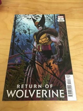 Return Of Wolverine 1 Remastered Mcfarlane Variant 1:500 Marvel Comics Nm