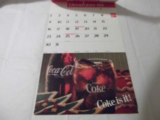 Coca Cola Calendar 1984 Olympics 12 Month Wall Vintage Coke Is It Nos