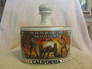 Bicentennial Early Times Decanter - Limited Edition - 1776 - 1976 California