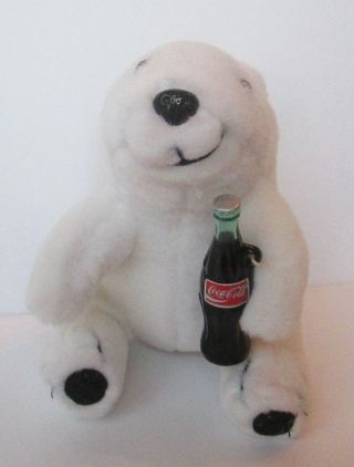 Coca Cola Polar Bear Christmas 6 " Plush Doll