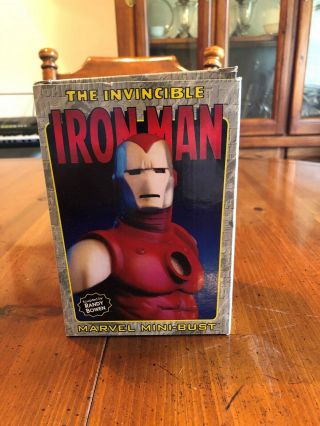 Bowen Designs Invincible Iron Man Mini Bust.  Classic 70 