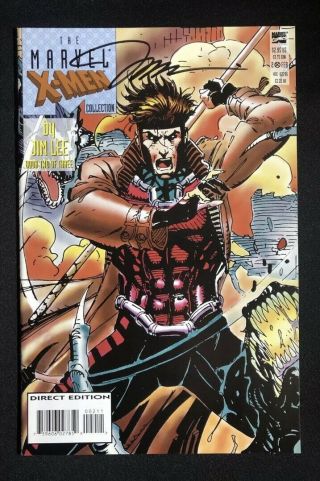 The Marvel X - Men - Signed By Jim Lee - Book 2 Of 3 - Gambit Cover