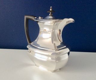 Large Art Nouveau Silver Plated 3 Pint Coffee/water Pot E Stacey & Sons C1905