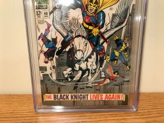 Avengers 48 - CGC 7.  0 (First Dane Whitman Black Knight) 3