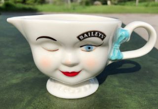 Baileys Irish Cream Winking Face “YUM” Limited Edition 1996 Sugar & Creamer Set 2