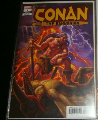 Conan The Barbarian 1 Hildebrandt Variant Cover 1:500 Marvel Comics 2019 Nm