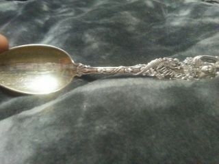 1903 Sterling Silver Spoon Detroit Wright Kay & Company Cadillac 30 Grams 5.  75in