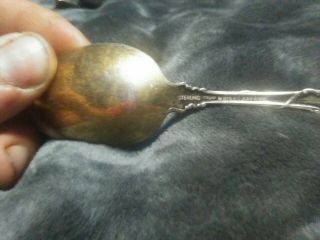 1903 STERLING SILVER SPOON DETROIT WRIGHT KAY & COMPANY CADILLAC 30 Grams 5.  75in 3