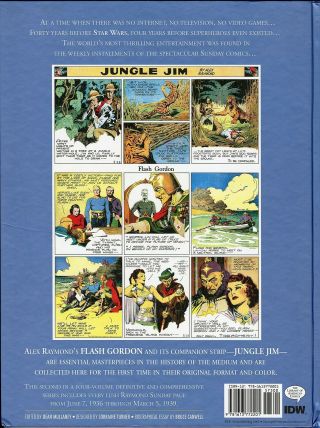 Flash Gordon & Jungle Jim 1936 - 1939 NM 9.  4 17 x 13 HC Alex Raymond IDW 2012 2
