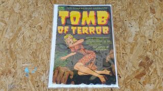 Tomb Of Terror 7 Harvey Comics 1953 Pre - Code Horror The Famous Headlight Cover