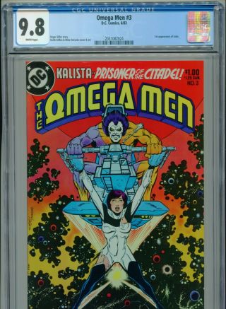 1983 Dc Comics Omega Men 3 1st Appearance Lobo Cgc 9.  8 White Box3