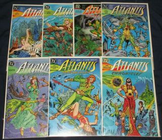 Atlantis Chronicles 1 - 7 (nm -) 7 Is True Aquaman Origin Dc 1990 Peter David