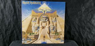 Iron Maiden - Powerslave 1984 Vinyl Lp W/ Inner Sleeve Vg,