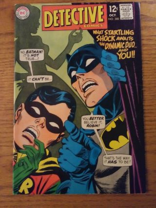 Detective Comics 380 (oct 1968,  Dc) Higher Grade,  Batman 70 Off Guide