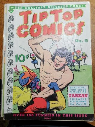 Tip Top Comics 11 Tarzan 1937 United Feature