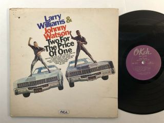 Larry Williams & Johnny Watson Two For The Price Of One Okeh R&b Soul Orig Lp
