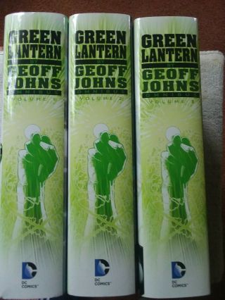 Green Lantern Omnibus Vol 1 2 3 Dc Hc Hardcover Geoff Johns