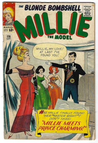 Millie The Model Comics 116 - Stan Lee Scripts And Stan Goldberg Art - Tgl