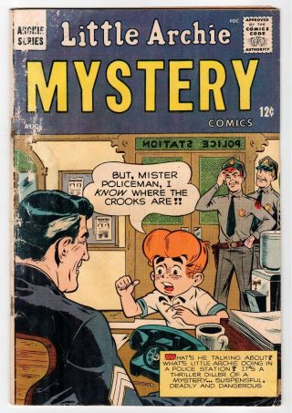 Archie Publications - Little Archie Mystery Comics 1 - Fr 1963 Vintage Comic