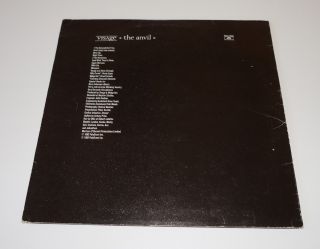 Visage - The Anvil 1982 Orig UK Inner & Poster Steve Strange Midge Ure Polydor 3