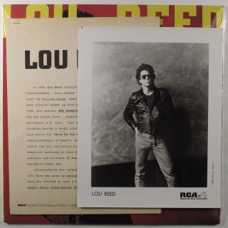 Lou Reed Mistrial Rca Afl1 - 7190 Lp Promo W/ Press Kit