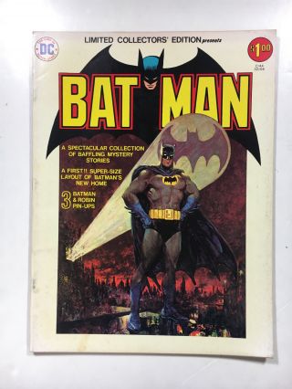 Dc Treasury Edition Batman (c - 44) Layout Of Batman 